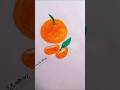 How to draw orange fruit 🍊 🍊#shorts #shortsvideo #viralshorts