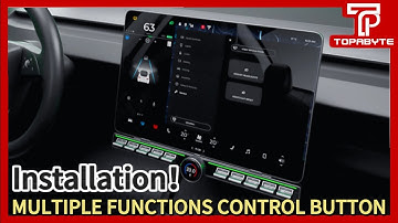 Installation | How to upgrade Model Y/3 Physical  Buttons to your tesla?