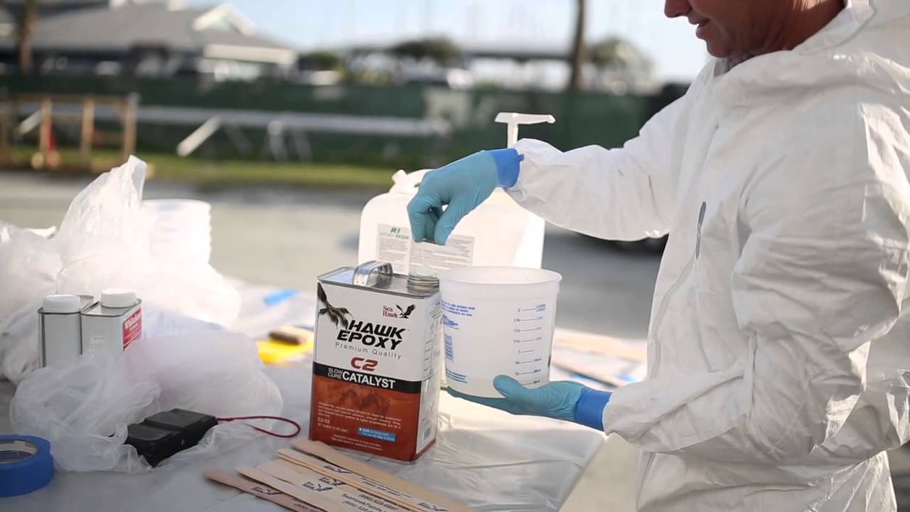 Sealing a Fiberglass Hull with Hawk Epoxy Sea Hawk Paints' stateof