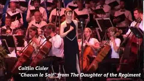 Caitlin Cisler sings "Chacun le sait"