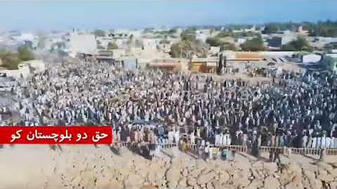 Pakistan: Mass protests erupt in the port city of gwadar demanding rights for people of balochistan
