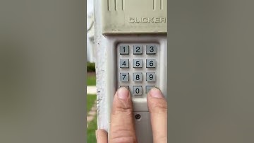 How to program Click keyless pad to a Liftmaster (yellow button) garage opener