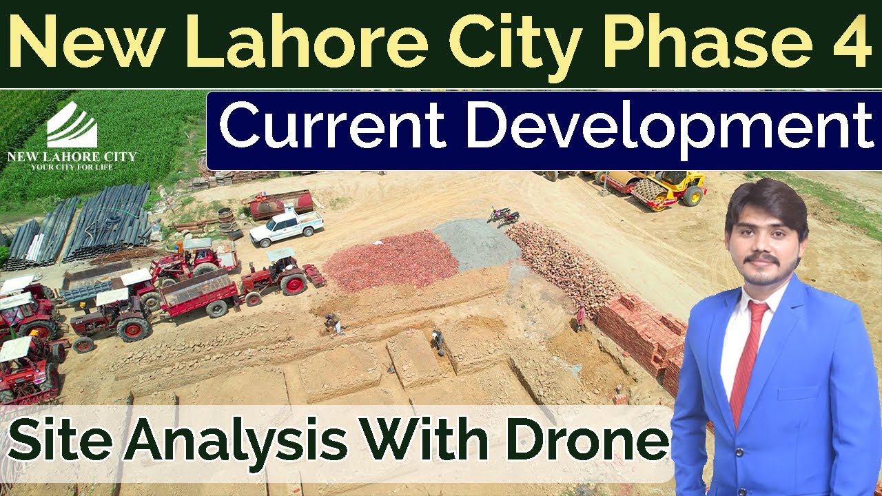 New Lahore City | Phase 4 | Current Development | Drone View | BEST VIDEO | April 2023