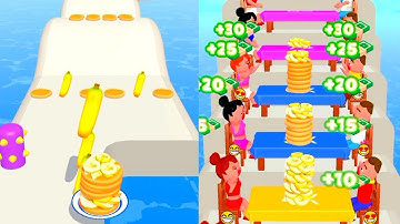Pancake Run - Gameplay Part 1 All Levels 1-5 (Android, iOS) #shorts #dsgaming