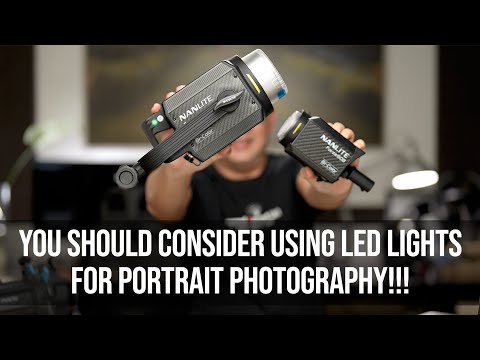 Why You SHOULD Consider using LED Lights for Portrait Photography