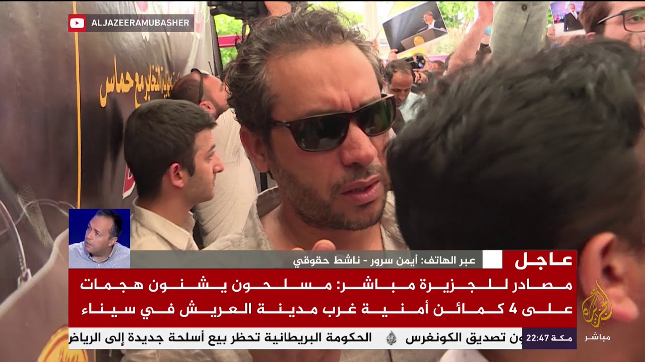المسائية..  مسلحون يشنون هجمات على 4 كمائن أمنية غرب مدينة #العريش في #سيناء