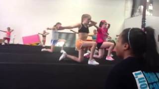CMS 7th grade cheer routine at Tremble