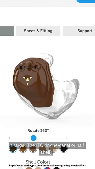 Starkey Genesis AI - Custom ITE, ITC, CIC, IIC NEW Starkey Hearing Aids