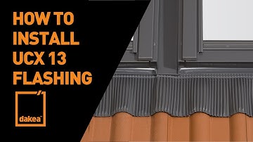 How to install Dakea Combi Universal Flashing (UCX 13)