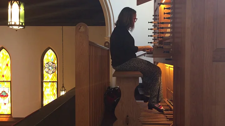 J.S. Bach Pice dOrgue, BWV 572, performed by Adrie...