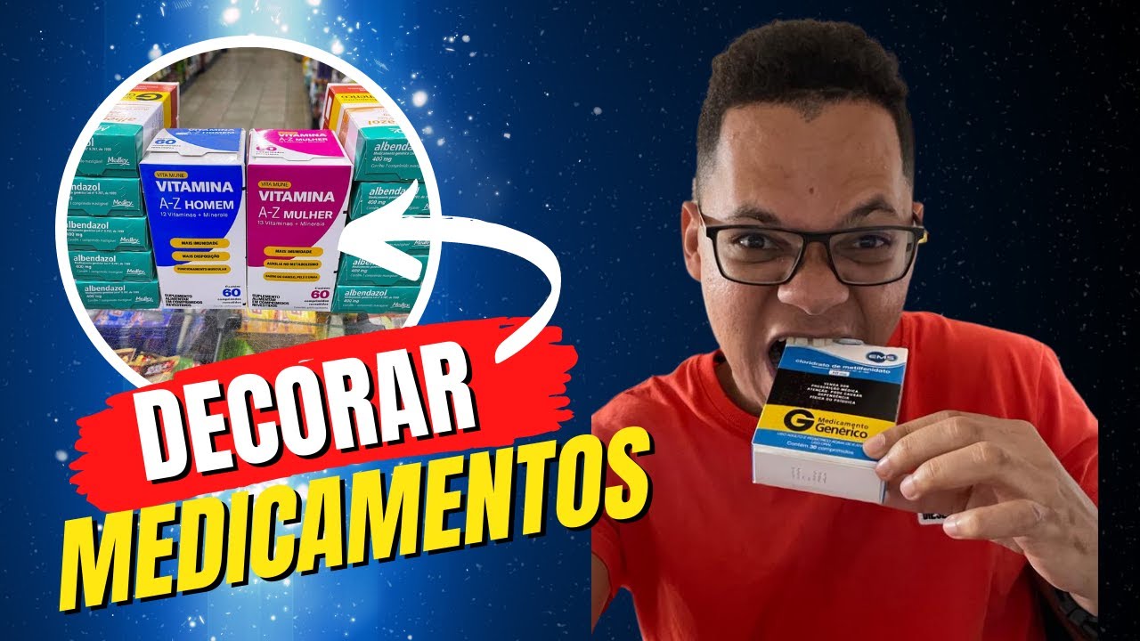 Decorar os MEDICAMENTOS em TEMPO RÉCORDE