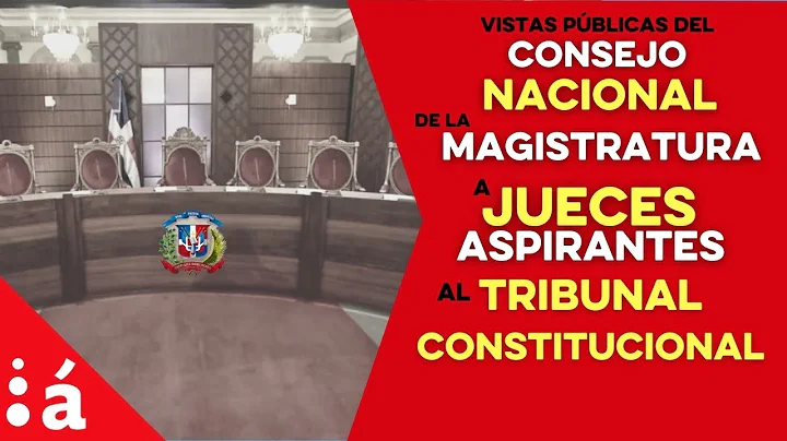Consejo Nacional Magistratura, vistas pblicas con ...