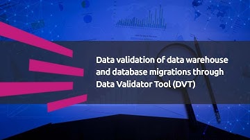 Data validation of data warehouse and database migrations through Data Validator Tool (DVT)
