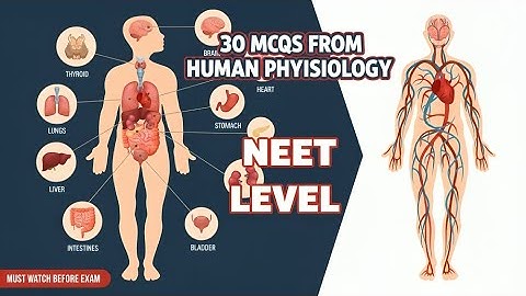 Human Physiology MCQs | Biology MCQs | Quiz for Competitive Exams | Neet 2026 | GK | Science Quiz