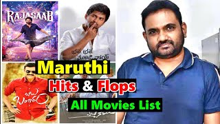#Director #Maruthi all movies  hits and flops list #arjunpodcastfilmy