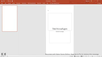 Wie dreht man die Seite bei PowerPoint?