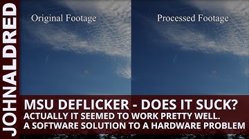MSU Deflicker Timelapse Test