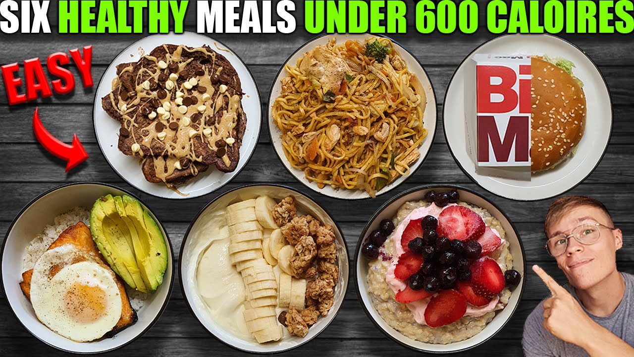 Six Healthy High Protein Meals Under 600 Calories **Easy** - Youtube