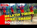 Melatih TIMING dalam melakukan SPIKE...!!! #tutorialbolavoli