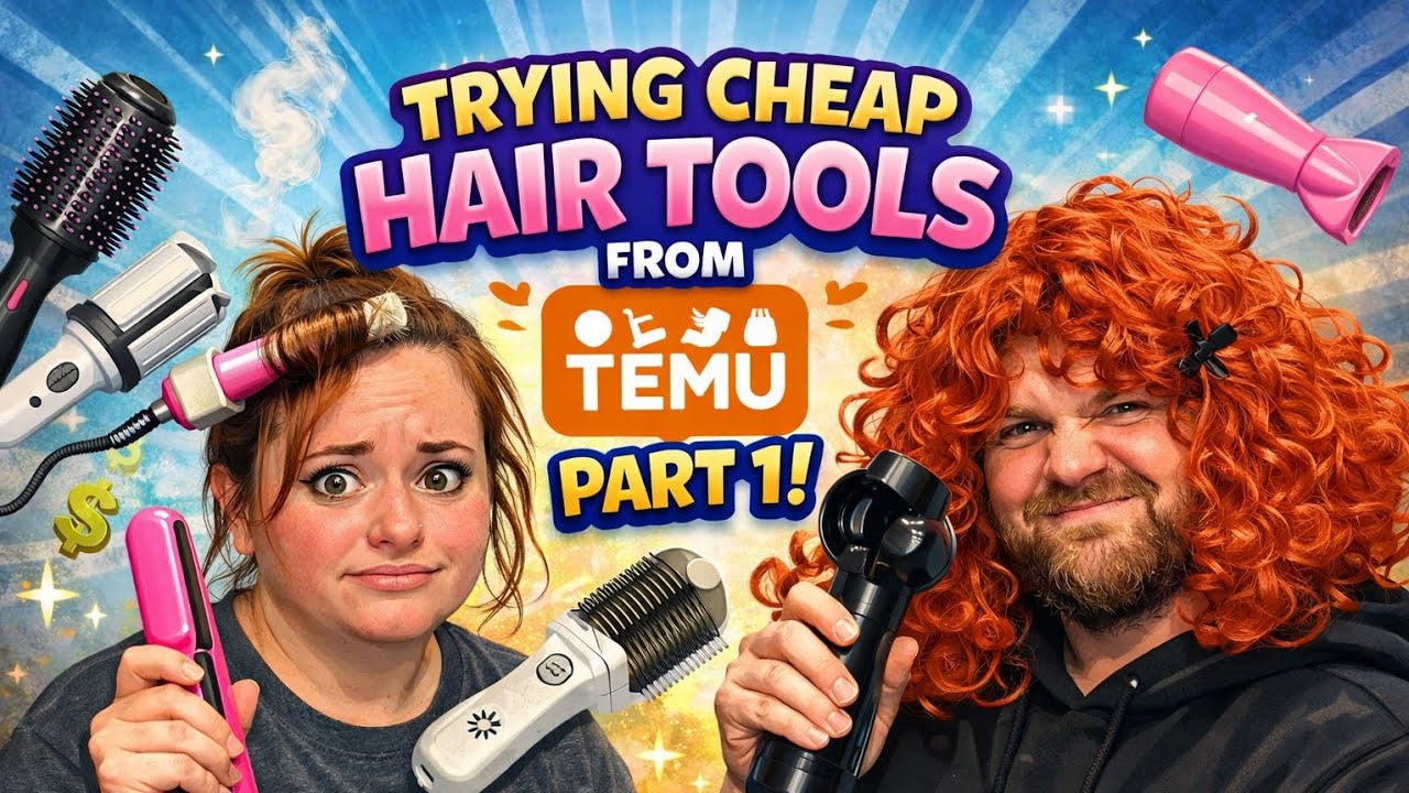 Trying cheap hair tools from Temu... Success or Fail!?!?!? PART 1