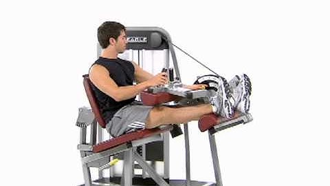 Unilateral Leg Curl  - Cybex Eagle Seated Leg Curl