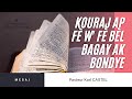 Mesaj  kouraj ap f w f bl bagay ak bondye  pasteur karl castel