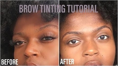 HOW TO: Tint your  Brows w/ Candy Brow Bar Tint | EASY DIY