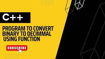 c++ program to convert binary to decimal |binary to decimal |c++ program