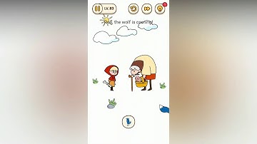 Brain Find Level 83 Run the wolf is coming