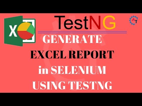 Video: Cum creez un raport TestNG în Excel?