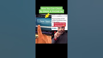 Check If your data was breached #shorts