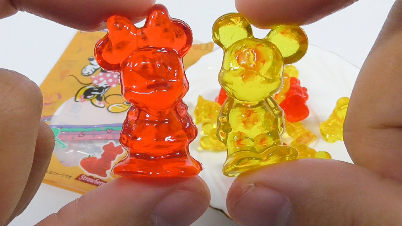 4Dグミ ディズニーキャラクター4D gummies Disney characters - YouTube
