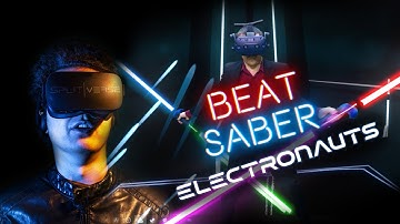 INSANE MIXED REALITY Jam Battle | VR Games Beat Saber vs. Electronauts