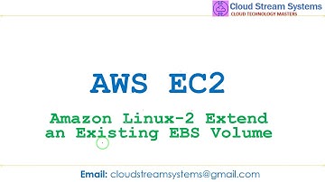 AWS EC2 Amazon Linux Image Increase Size of Existing EBS Volume and Extend