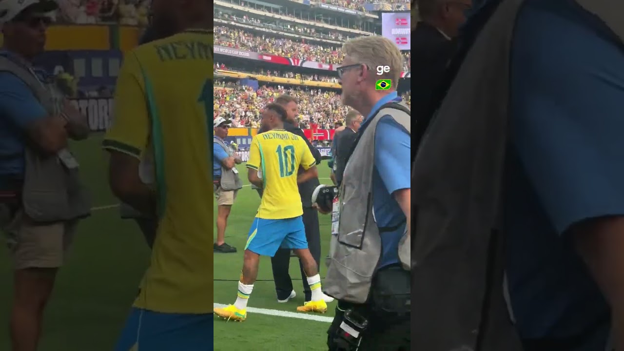 REAÇÃO DO NEYMAR NA SAÍDA DE CAMPO | #shorts | Copa do Mundo 2026 | ge.globo