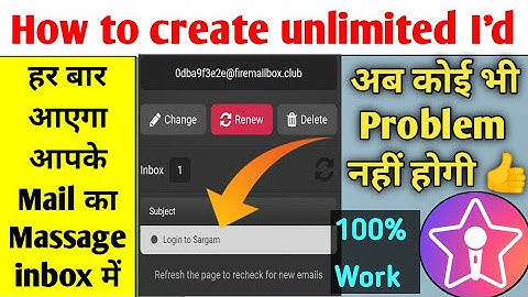 create unlimited mail I