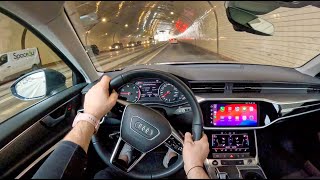 2024 Audi A6 C8 [2.0 40 Tdi 204Hp] |0-100| Pov Test Drive #2005 Joe Black