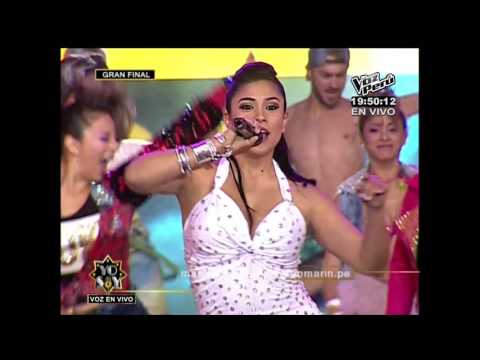 Maricarmen Marín deslumbró en la final con un remix de cumbia