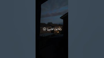 وَاللَّهُ يُحِبُّ الصَّابِرِينَ || سورة آل عمران #ياسر_الدوسري 🤍🌱