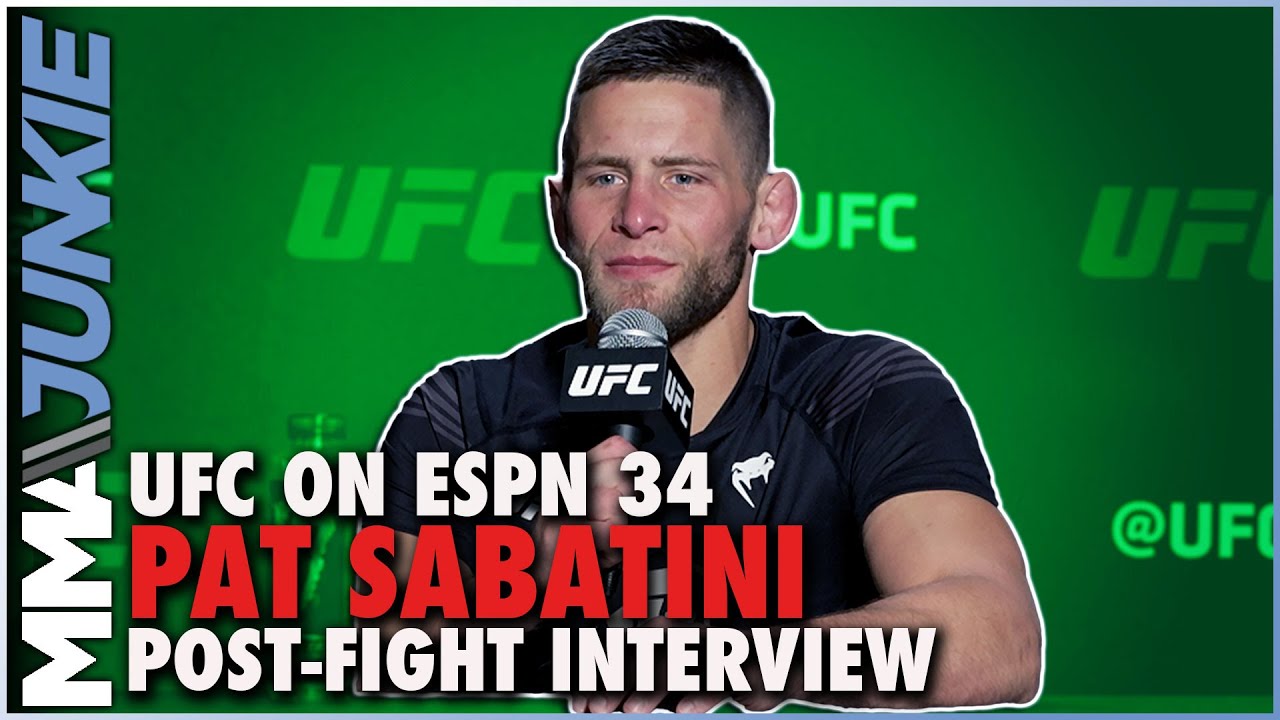 Pat Sabatini overcomes slow start to get unanimous decision victory | UFC on ESPN 34 - MMA Junkie