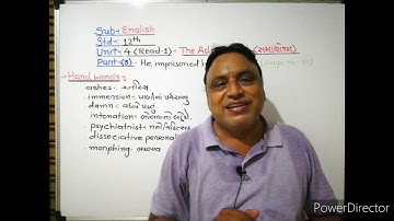Std 12 Sci || Unit 4 Read 1 Part 3 || English by Radheshyam Sir
