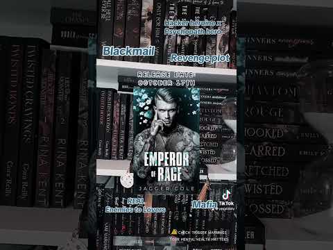 Emperor of Rage by Jagger Cole #darkromance #mafiaromancebooks #booktok #booktube
