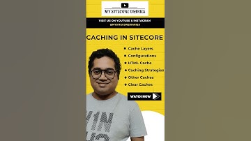 ☝️ Sitecore Cache #shorts #shortfeed #technical