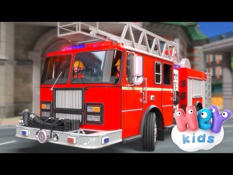 El Camión de Bomberos 🚒 Los bomberos para niños | Canciones Infantiles - HeyKids