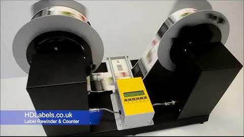 Label Rewinder with Label Counter | HD Labels