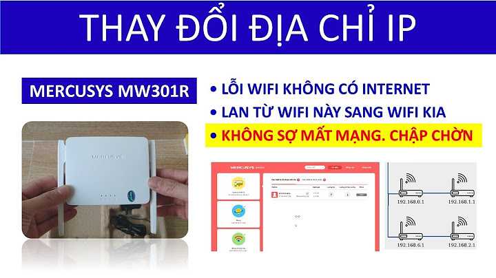 Hướng dẫn thay đội địa chỉ ip cho router mercury