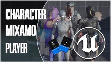 Como Importar y usar PERSONAJES de MIXAMO en Unreal Engine 5  Tutorial FÁCIL en Español