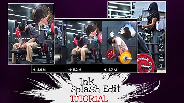 Ink Splash Edit Tutorial | Trending CapCut Edit 2025 
