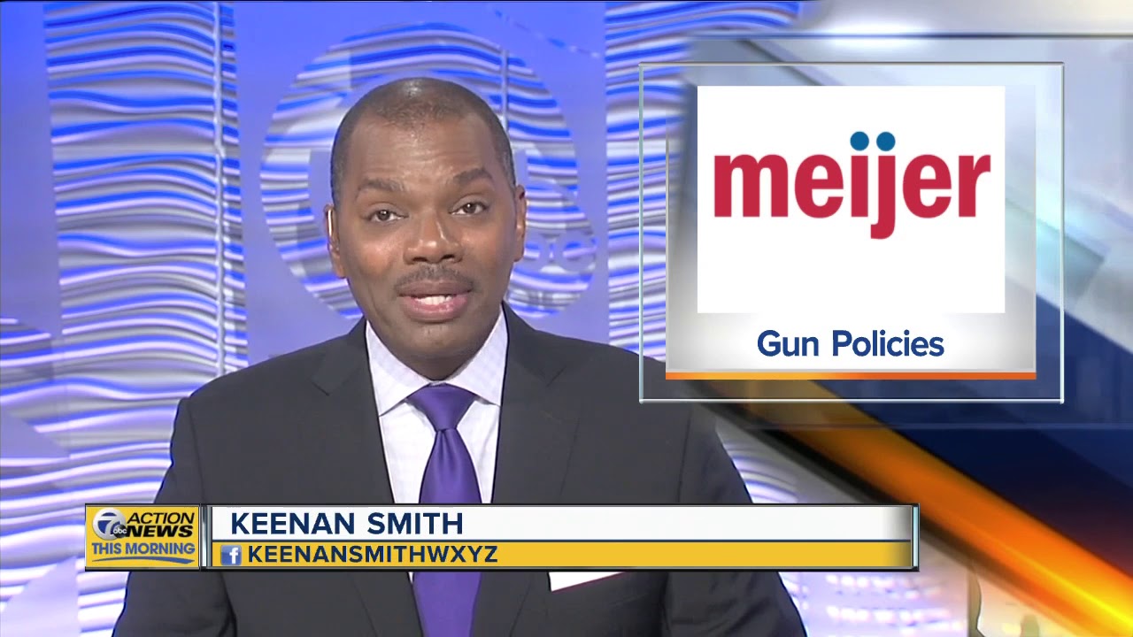 Meijer evaluating gun policies in stores YouTube