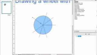 Creating a spoked wheel in OpenOffice.org Draw